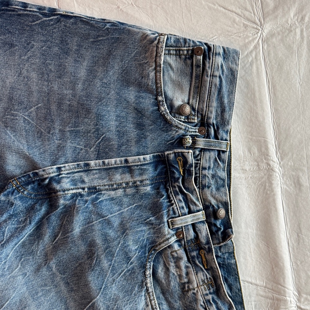 R13 Faded Blue Relaxed Jeans